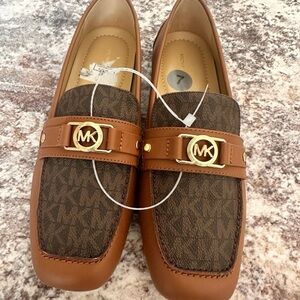 Michael Kors Brown and Tan Loafers size 7 and 9
